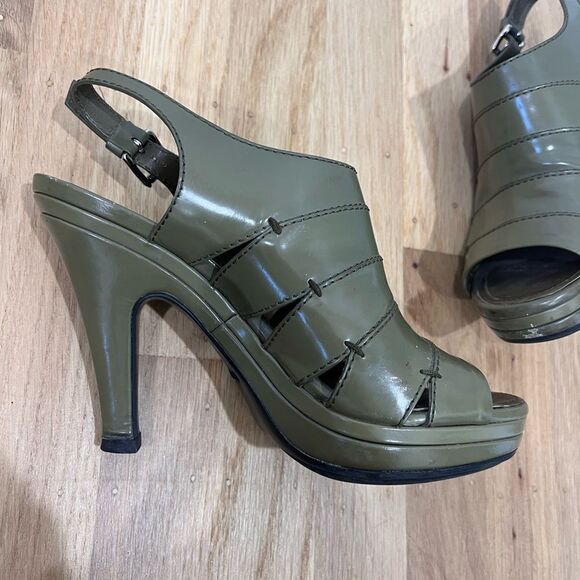 Tod’s Green Patent Leather Heels size 7.5 - Picture 6 of 9